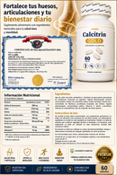 ✨ CALCITRIN GOLD ✨ Cada frasco contiene la cantidad recomendada para hasta 30 días de uso diario.