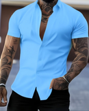 CAMISA SEDA FRIA CORTA SLIM FIT