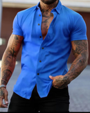 CAMISA SEDA FRIA CORTA SLIM FIT