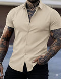 CAMISA SEDA FRIA CORTA SLIM FIT