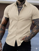 CAMISA SEDA FRIA CORTA SLIM FIT