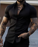 CAMISA SEDA FRIA CORTA SLIM FIT