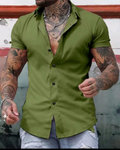 CAMISA SEDA FRIA CORTA SLIM FIT